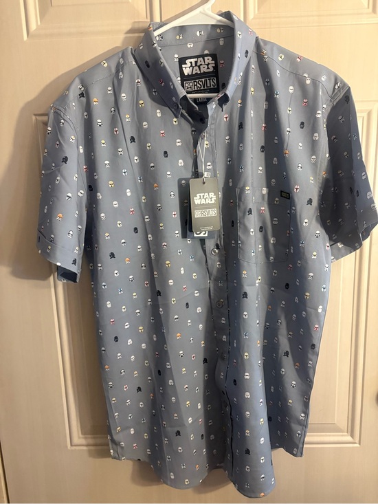 RSVLTS Other - RSVLT Men’s LARGE NWT Button shirt Starwars Troopers Casual Golf